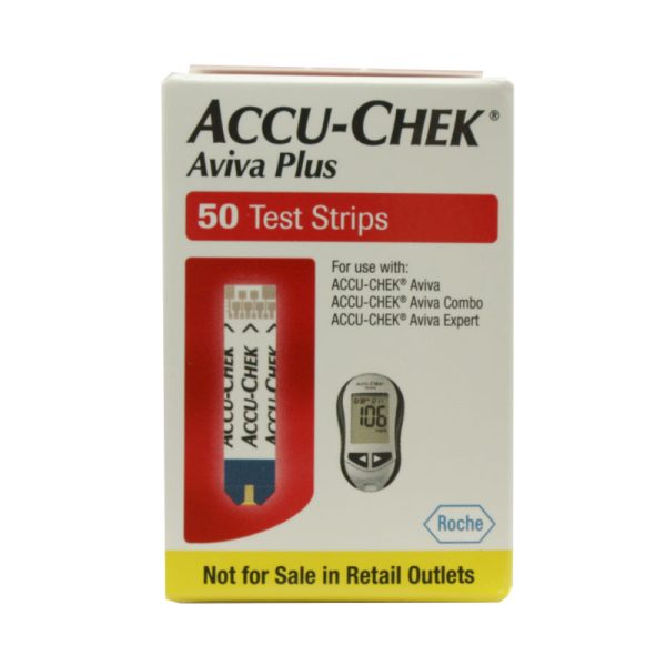 Accu-Chek Aviva Plus- Mail Order Yellow Stripe - 50 Ct