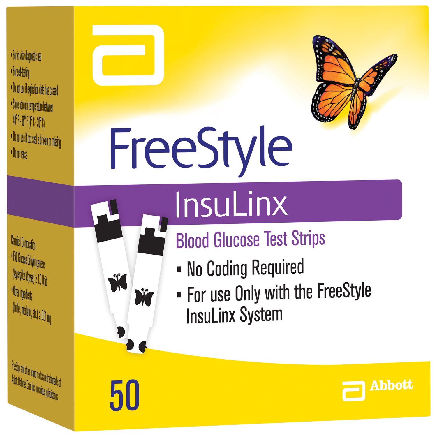 Freestyle Insulinx Retail - 50ct