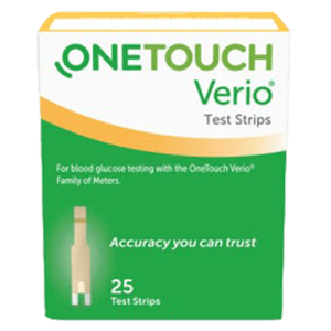 One Touch Verio 25 test strips
